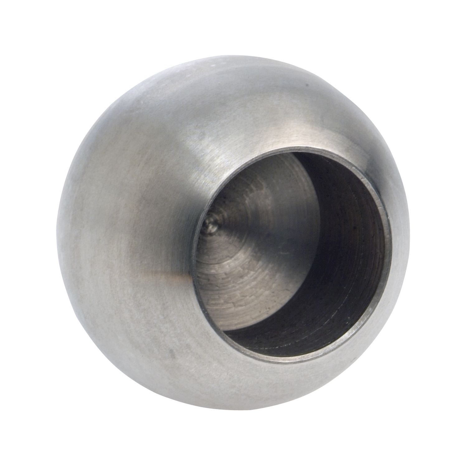 croso Vollkugel mit einseitigem Sackloch ø 10 mm, Kugel ø 20 mm,Edelstahl V2A