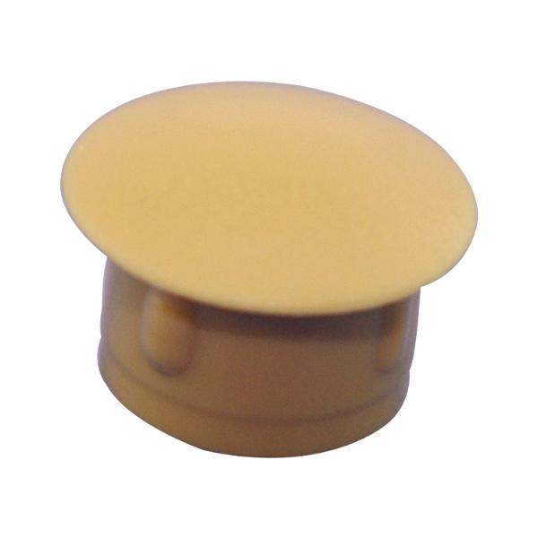 ninka Abdeckkappe für Blindlöcher, Außen-ø 10, Schaft-ø 6, Kunststoff Buche natur (100 Stück)