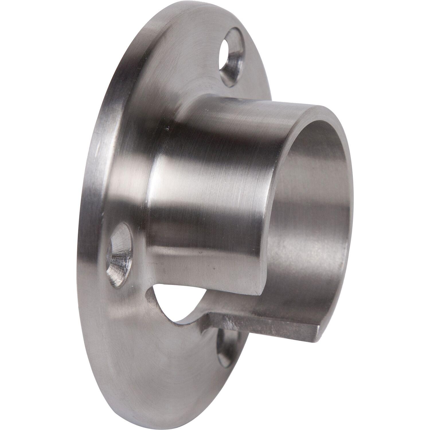 IAM DESIGN Wandanker für Nutrohr ø 42,4 x 1,5 mm, Edelstahl geschliffen V4A ()