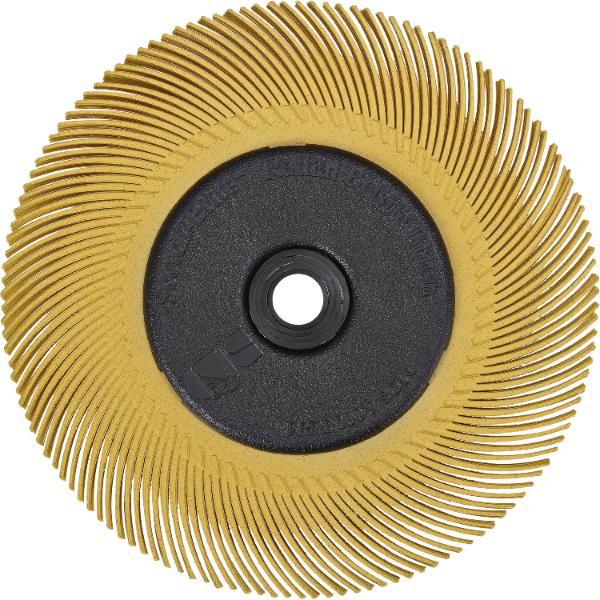 3M Radiale Bürste BB-ZB Typ C ø 150 mm Aufnahme 12 mm Farbe gelb Korn 80 3M Radiale Bürste BB-ZB Typ C ø 150 mm Aufnahme 12 mm Farbe gelb Korn 80