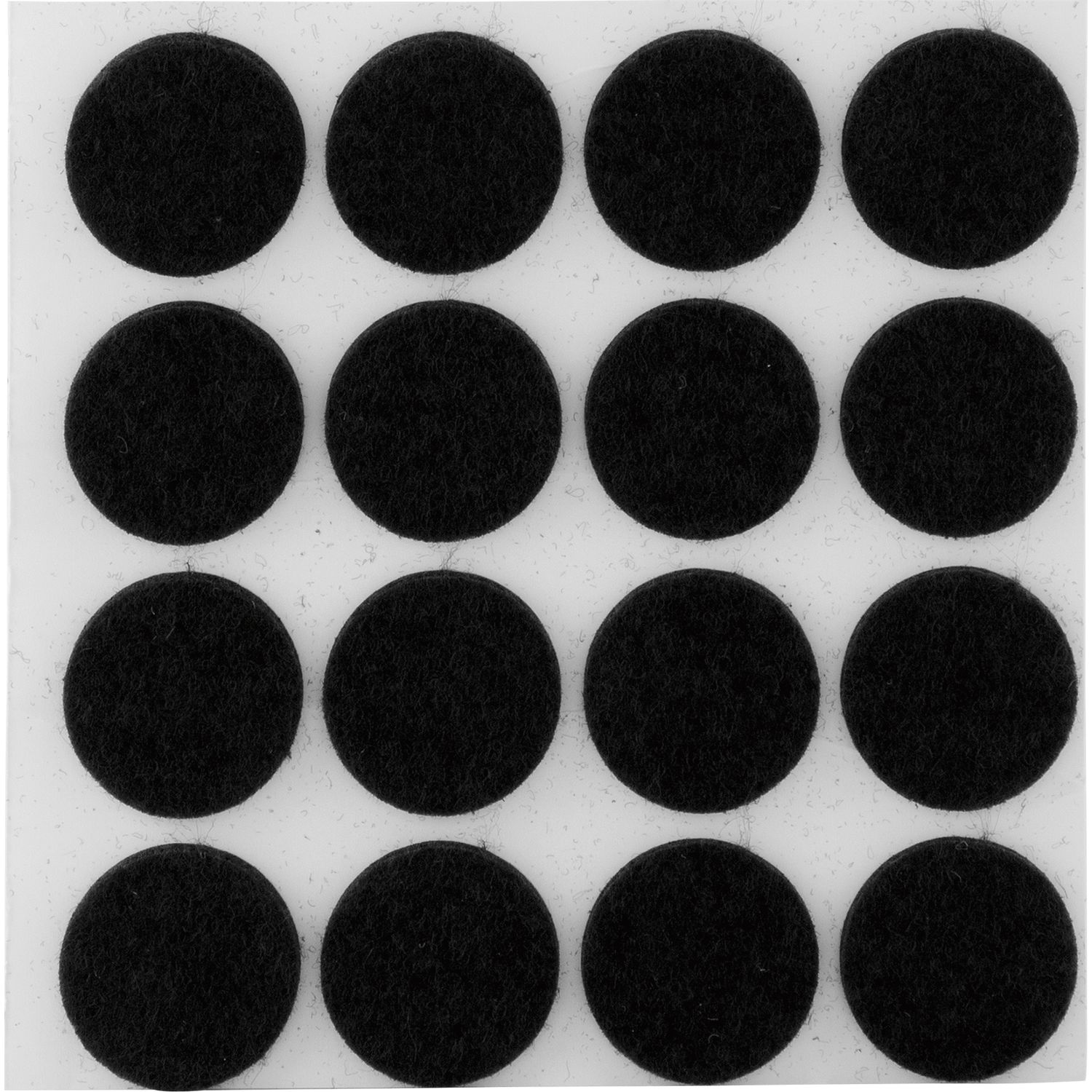 Filzgleiter rund, 22, Materialstärke 3 mm, selbstklebend, braun, Inhalt 16
