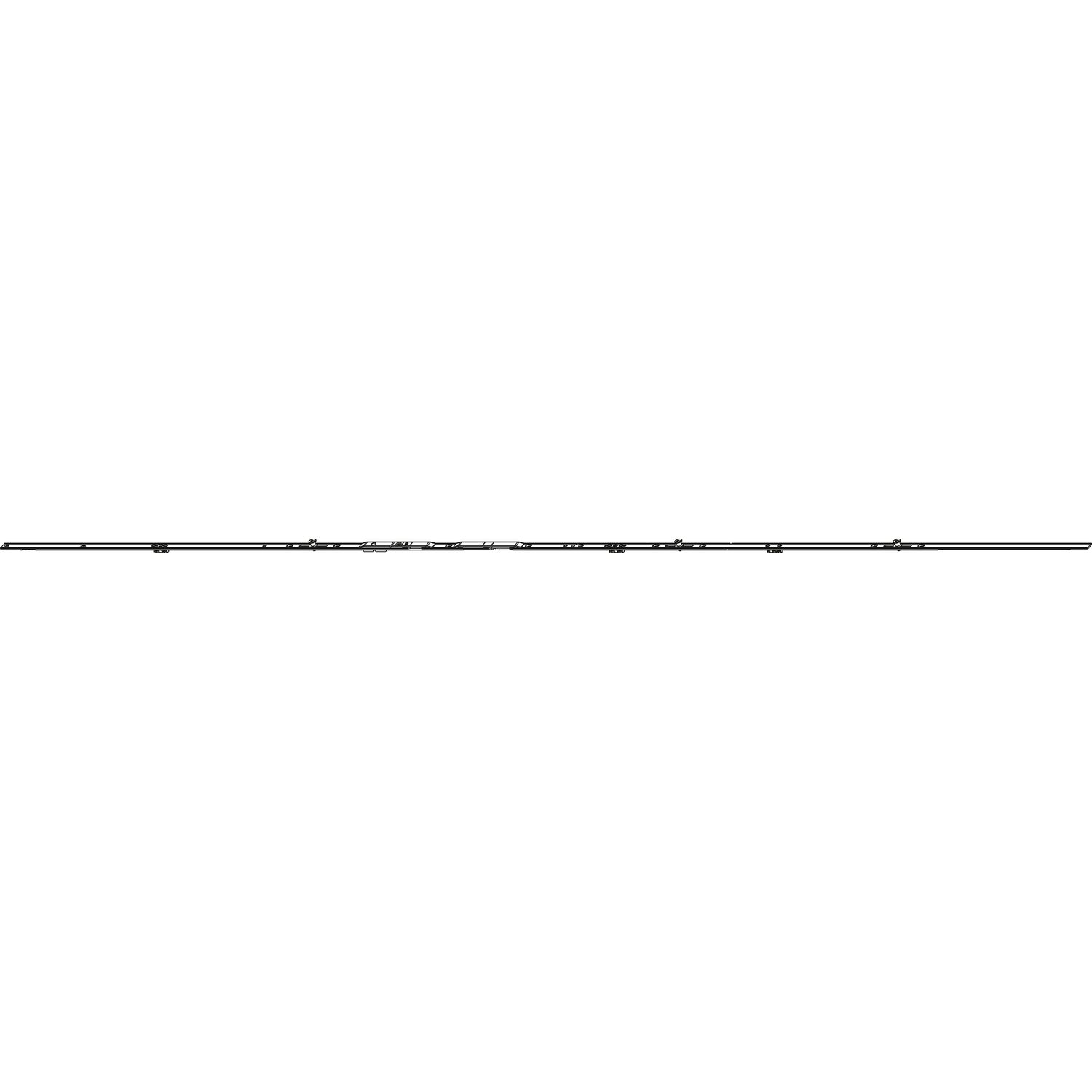 ROTO NT/NX D-/DK-Getriebestulp KSR konstant L=2090 / 1000 mm 3V Zapfen silber
