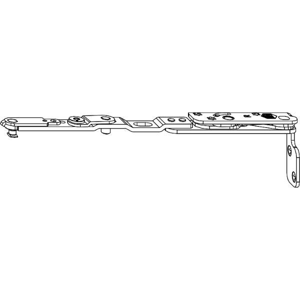 Maco #217723 MACO Kippbandarm POWER Holz FT24 13V FFB 255-1200 silber rechts (217723)