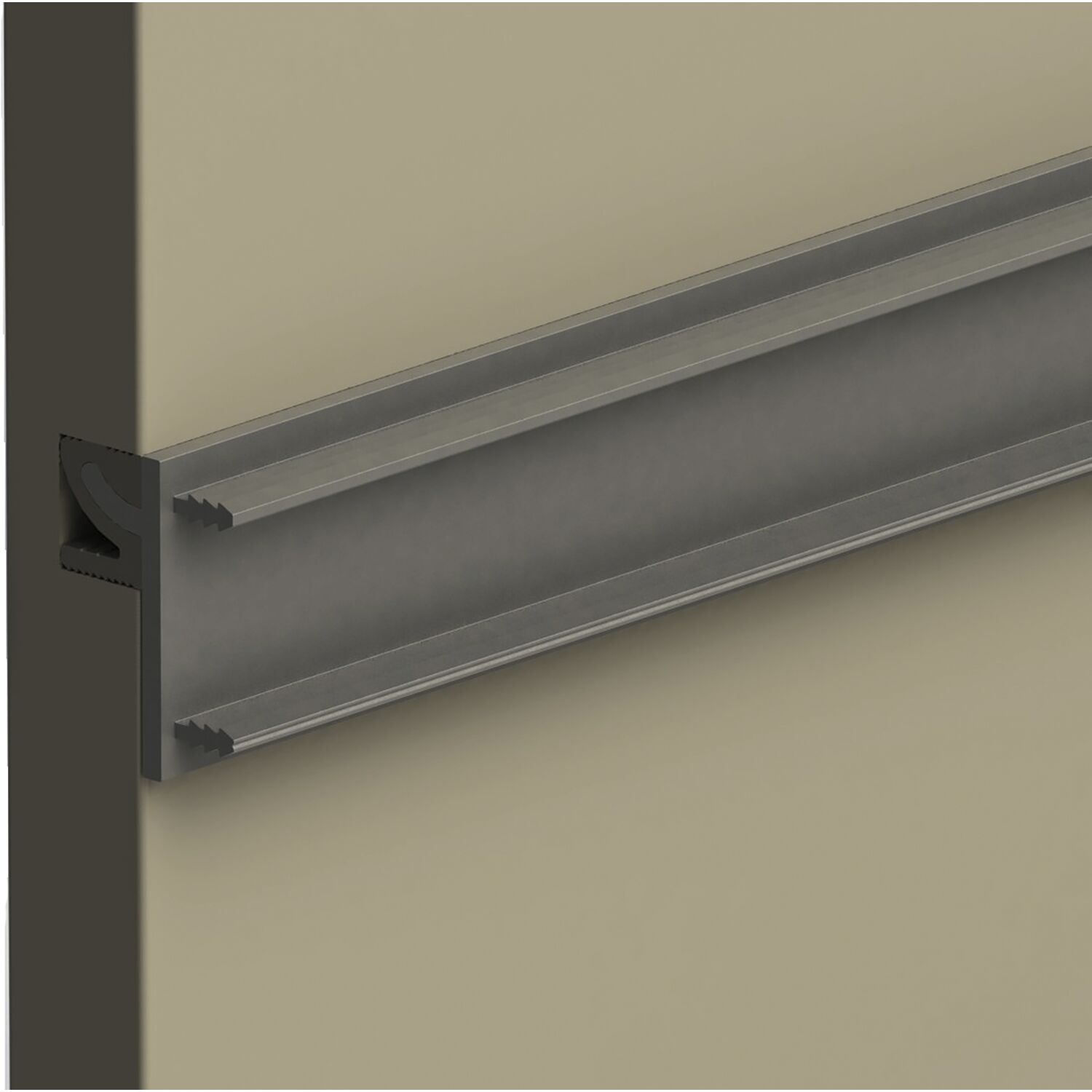 ninka ALU-STYLE Wall Sys Tablar-/Korpusträger 34 mm Aluminium