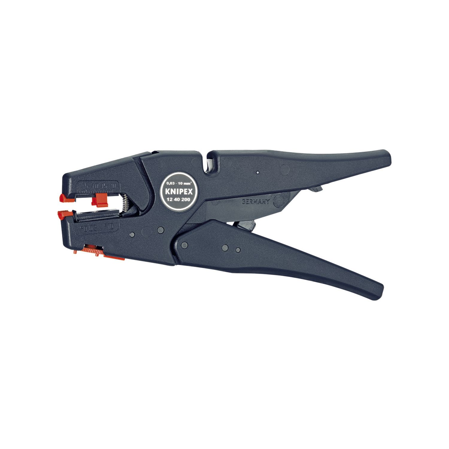 Knipex Abisoilerzange selbsteinstellend 1240 AWG 32-7, 0,03-10 mm², Länge 200 mm