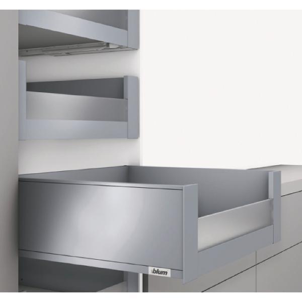blum LEGRABOX pure SET Höhe C, TIP-ON, 40kg, NL 300, INOX