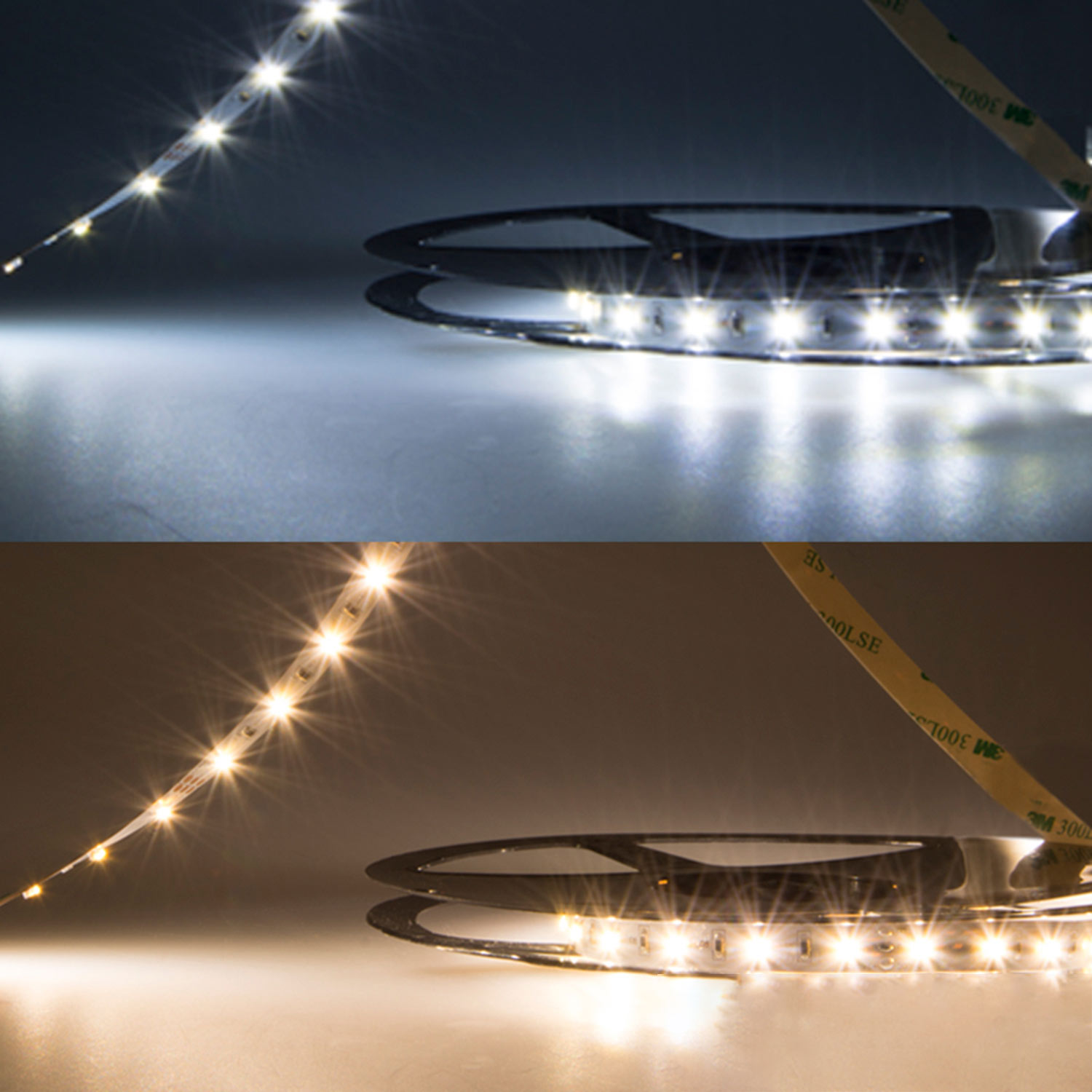 ISOLED LED SIL830/860 CCT Flexband 24V DC 5W ww + 5W kw IP20 5m Rolle 120 LED/m