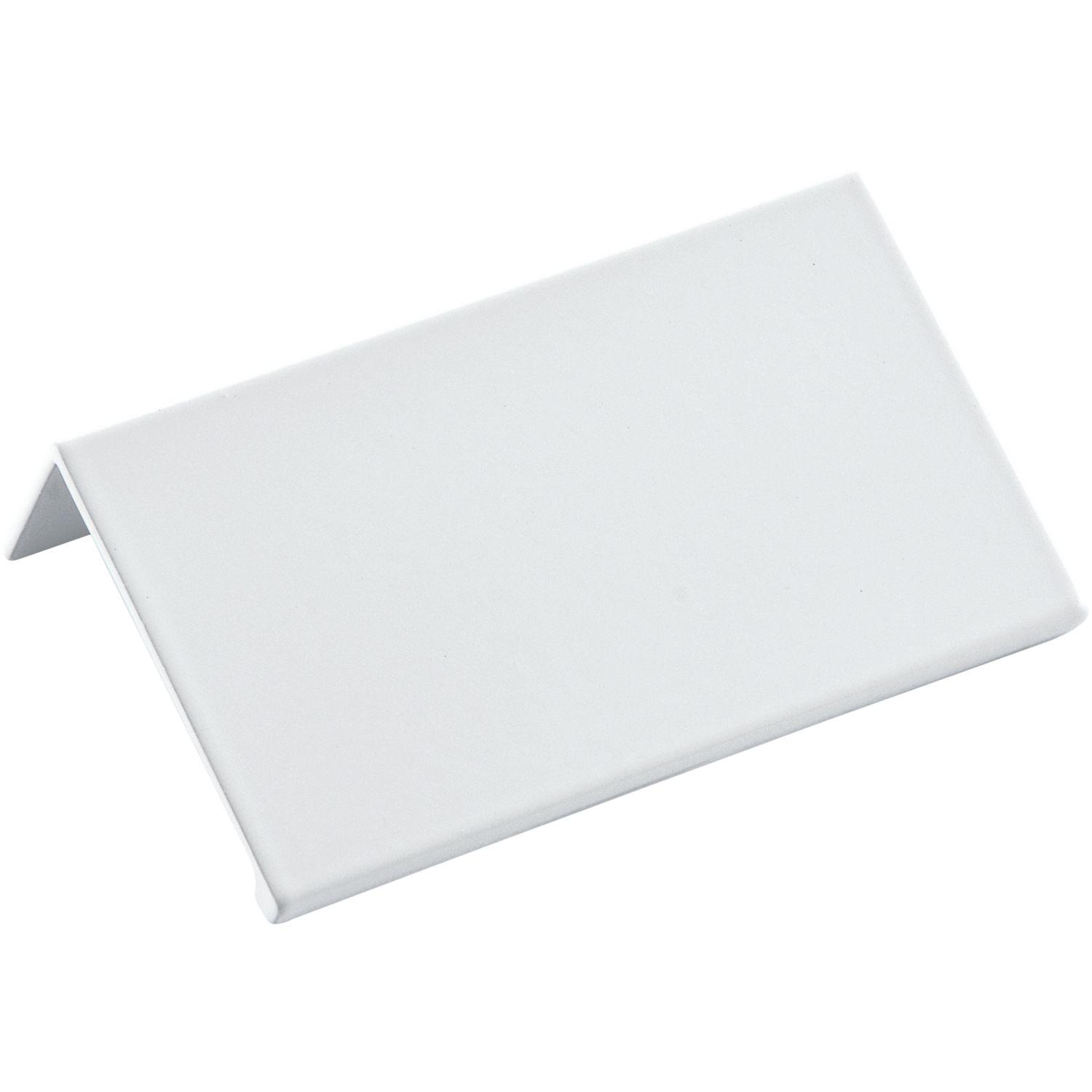 SIRO Griffleiste Crevan Lochabstand 48mm Länge 70mm Aluminium weißglänzend