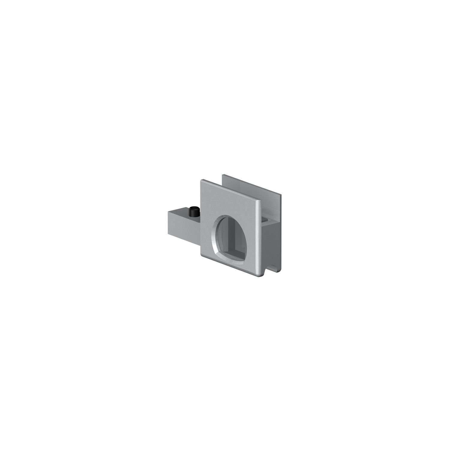 VITRIS Adapter Dreh-Druckzylinderschloss SECURA links/rechts Glasstärke bis 8 mm