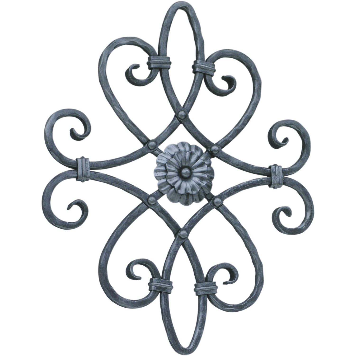 IAM DESIGN Zierelement, Profil 12 x 12 mm, 430 x 530 mm, Schmiedeeisen