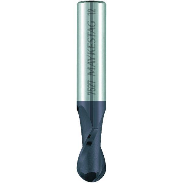 MAYKESTAG VHM-Radiusfräser ALUNIT 12,0 mm kurz Zweischneider
