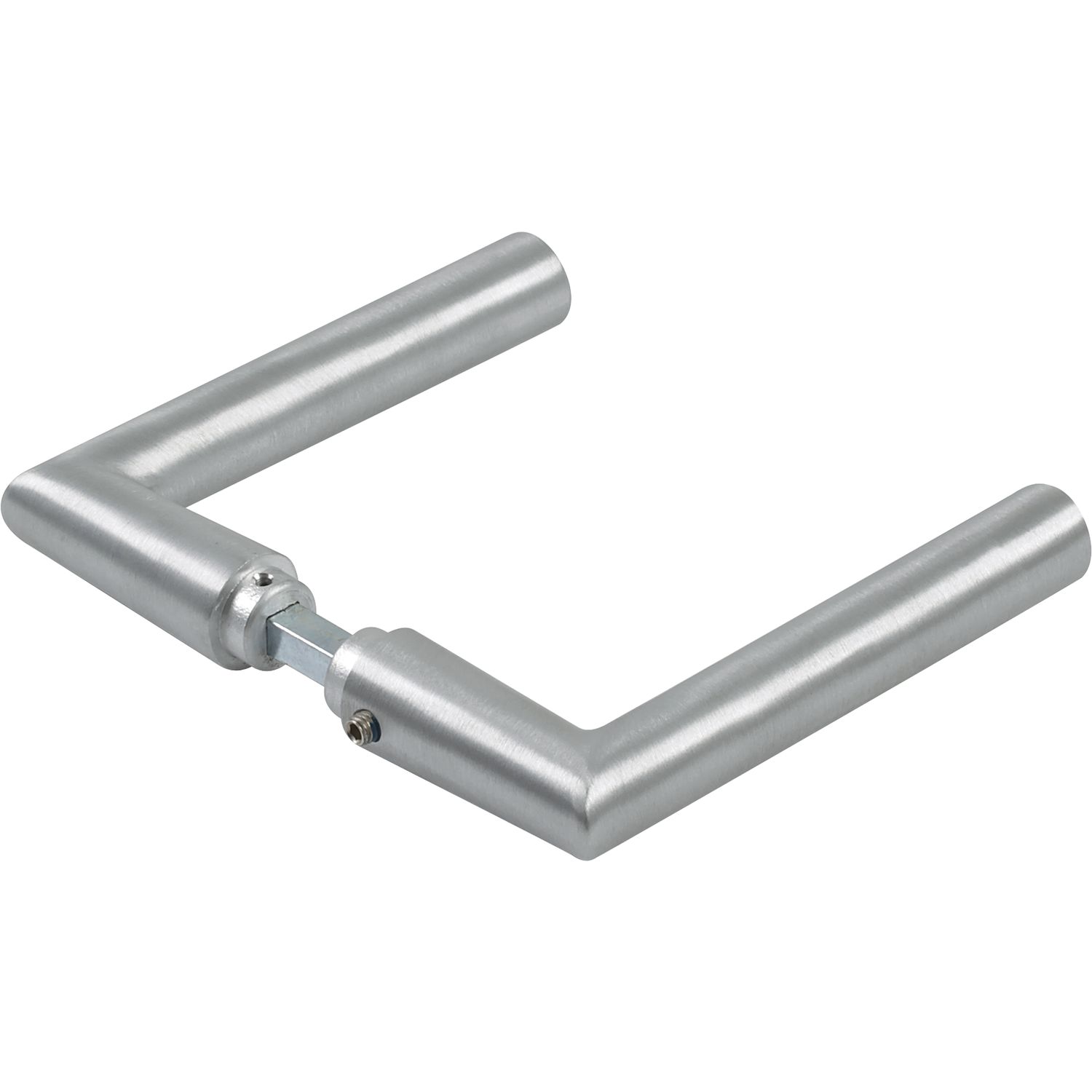 DORMA-Glas DORMA-Glas Drückerpaar 10.328, L-Form, 8 mm, silber eloxiert