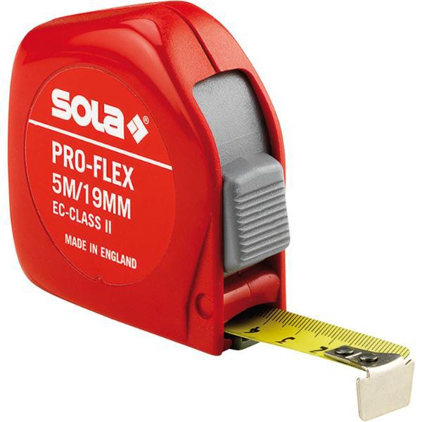 Sola Rollbandmaß Pro-Flex 5 m EG-Prüfzeichen Genauigkeit II