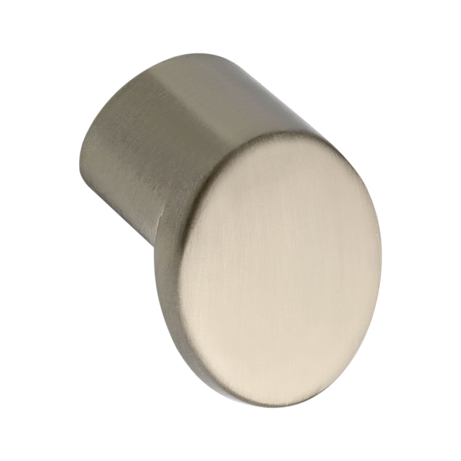 Knopf Fama ø 21 mm, Tiefe 21 mm, ZN Edelstahl Effekt