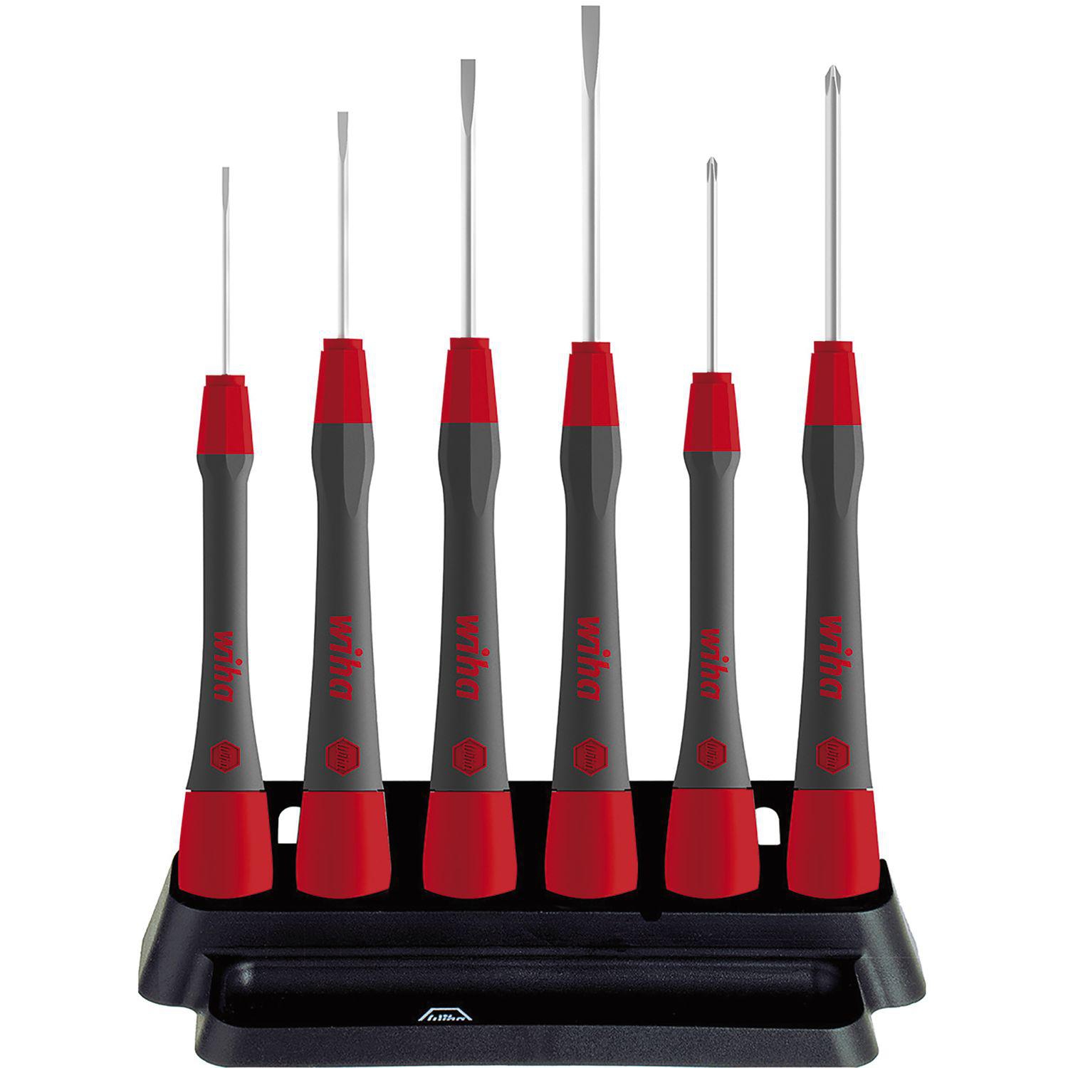 wiha Feinschraubendreher-Satz PicoFinish® 260P Schlitz/Phillips 6-teilig