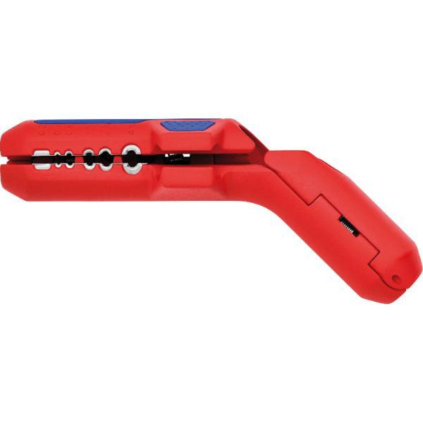Knipex Abmantelungswerkzeug ErgoStrip® mit Öffnungsfeder ø 8-13 mm, Rechtshänder