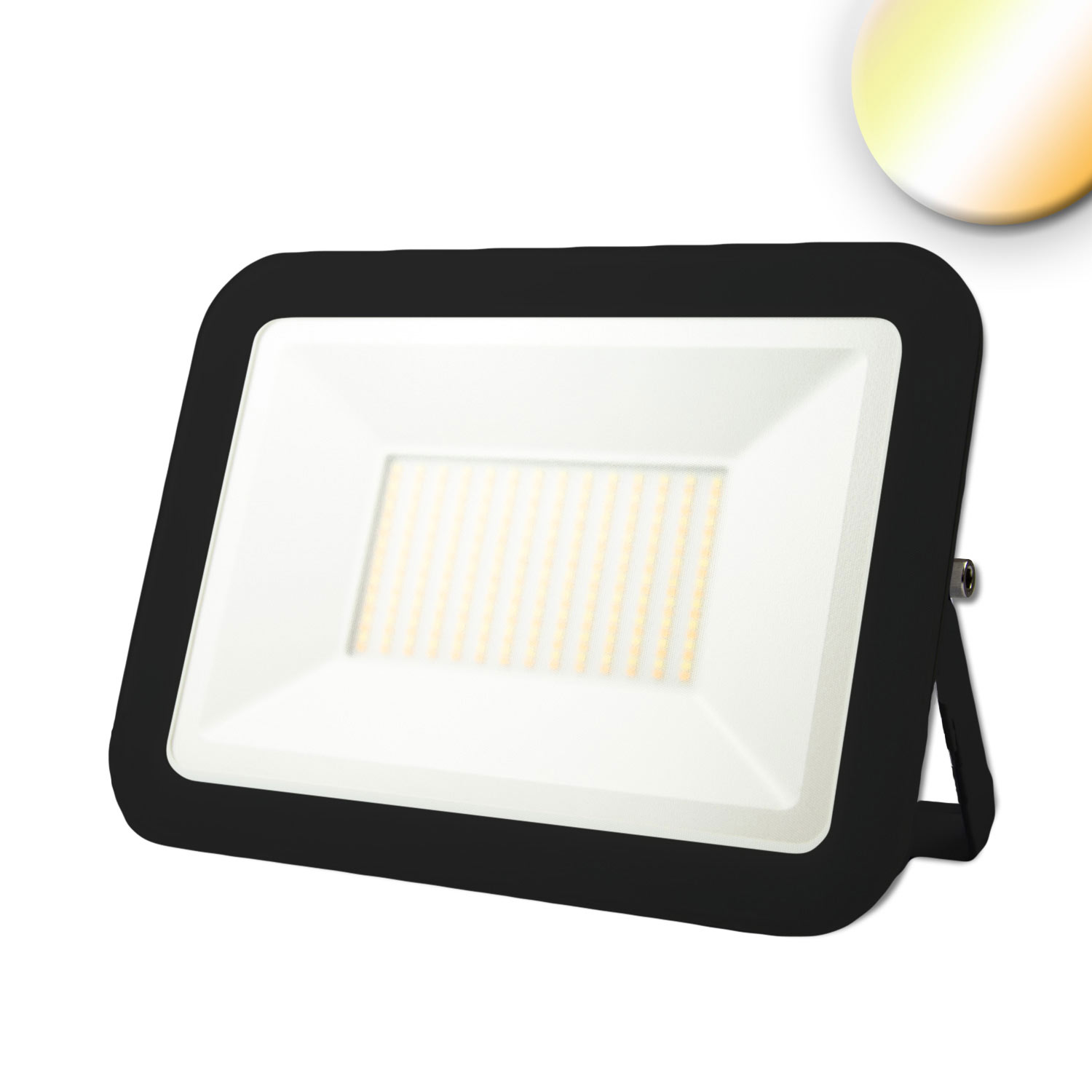 ISOLED LED Fluter Pad 100W schwarz weißdynamisch 100cm Kabel