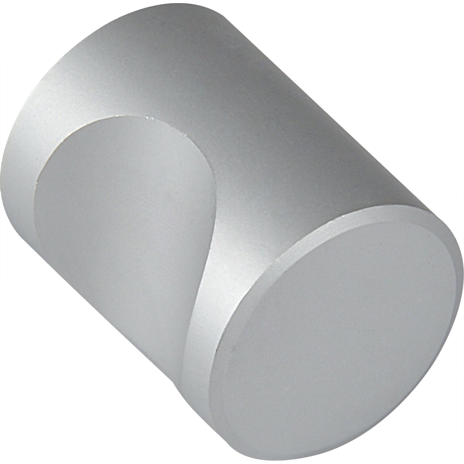 Knopf Alasco ø 20 mm, Tiefe 25,5 mm, Aluminium natur eloxiert