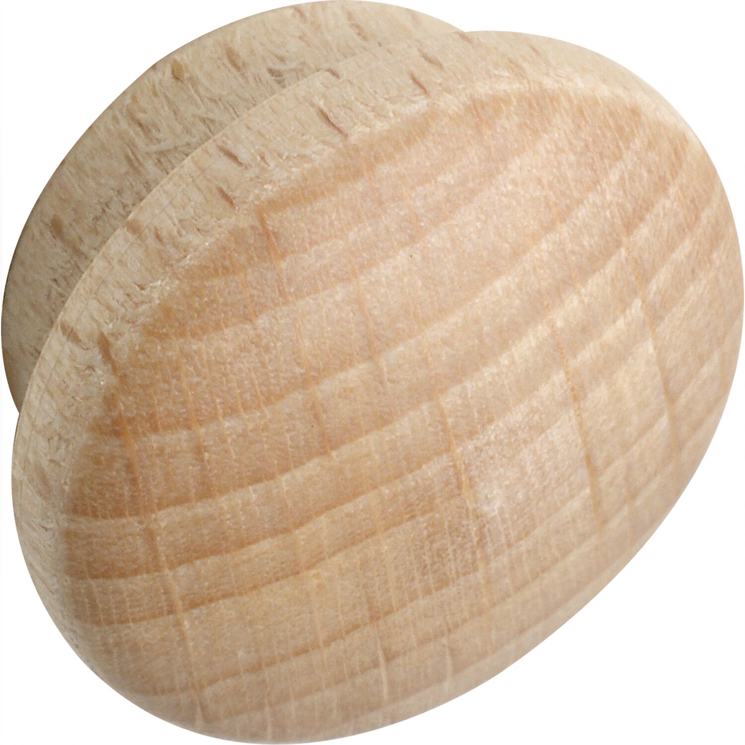 Holzabdeckkappe ø 16 mm, Zapfen ø 12 mm, Zapfenlänge 4 mm, Buche roh