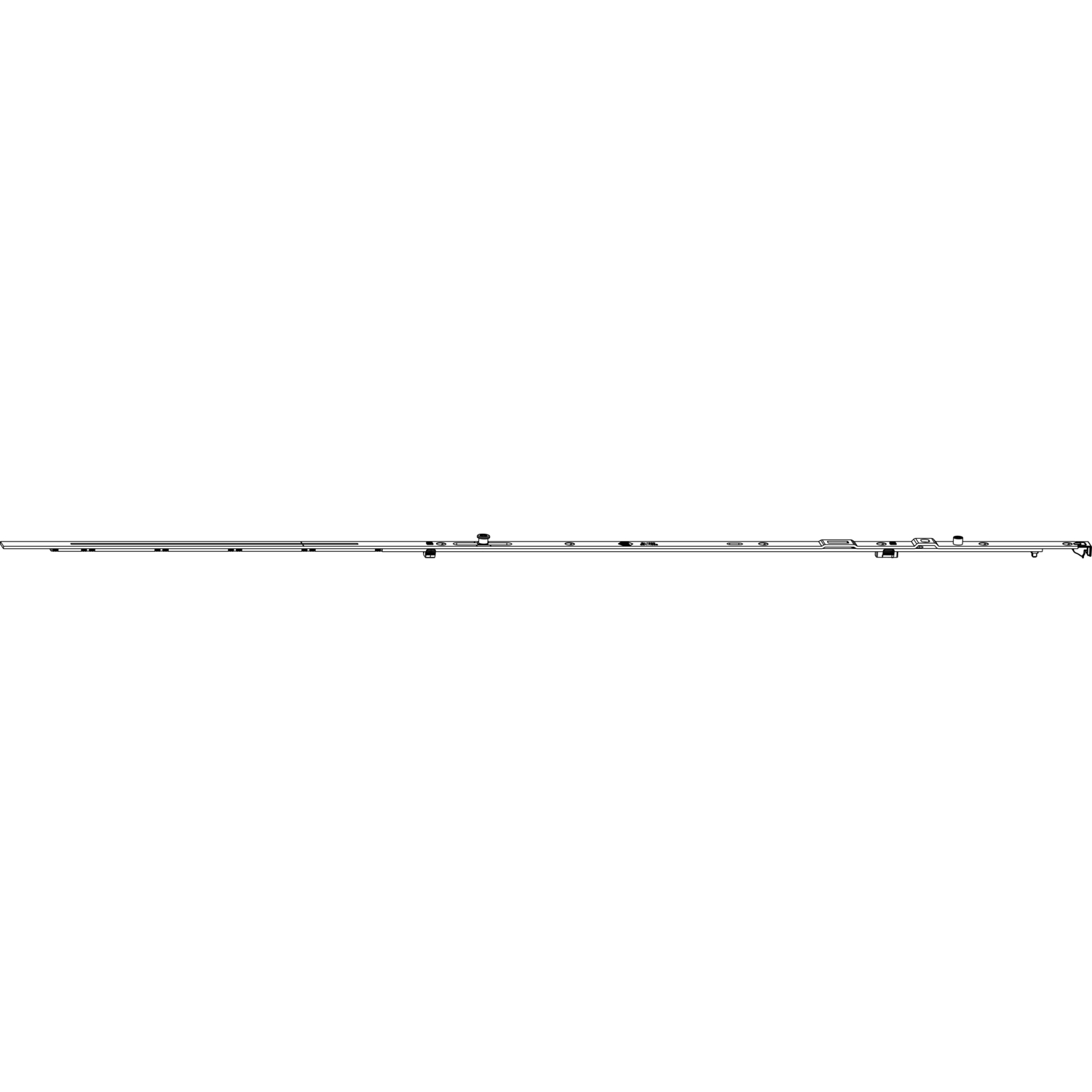 Maco #217687 MACO MM Drehbandstulp ablängbar POWER Gr. 1050, FFB 801-1050 (217687)