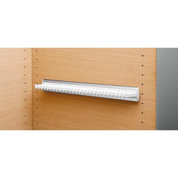 Servetto Krawattenhalter Modell D Aluminium/Kunststoff weiß