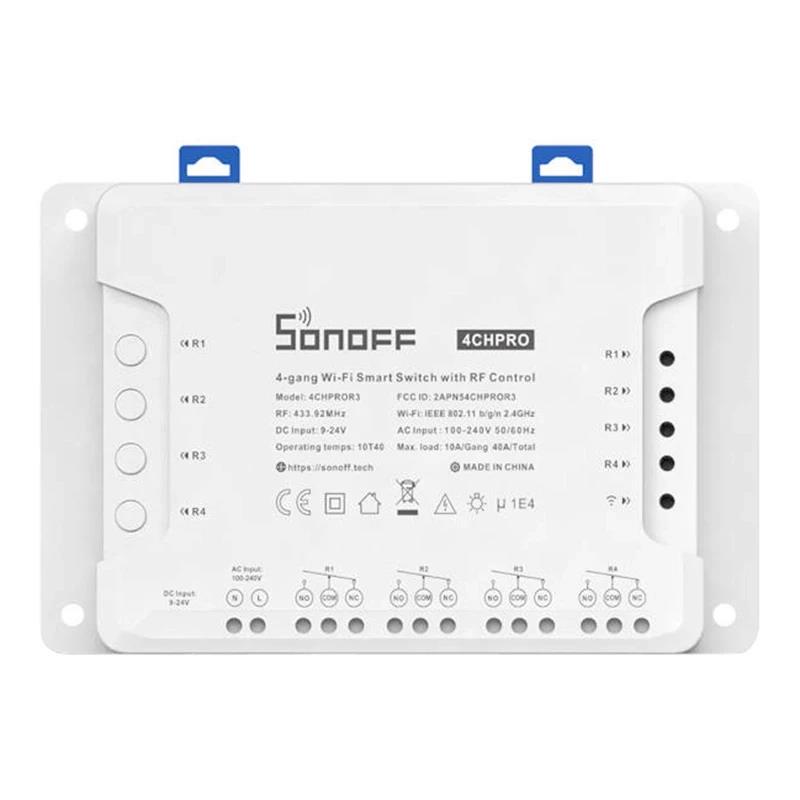 Sonoff 4-fach WLAN-Smart-Switch mit HF-Steuerung 4CHPROR3
