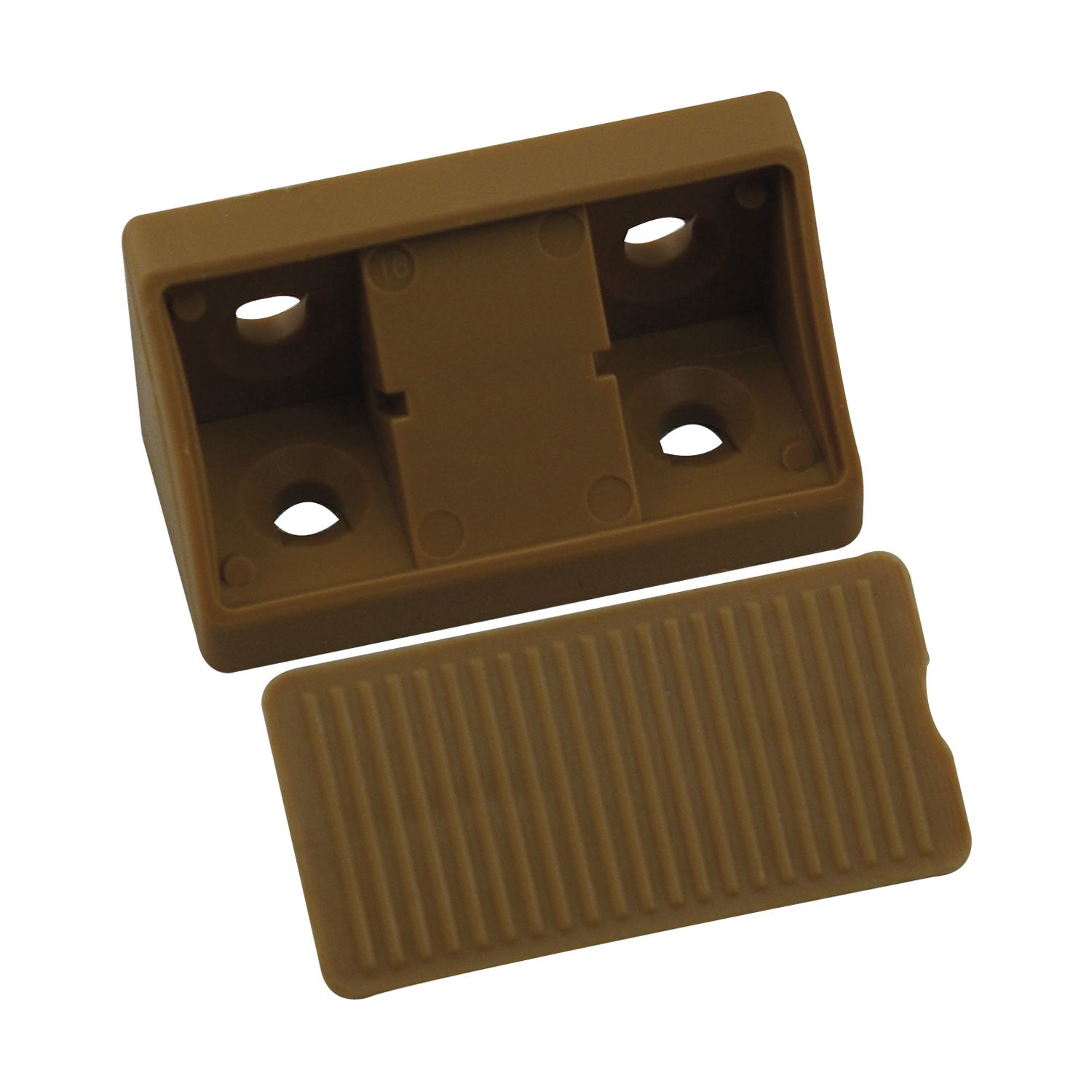 secOtec Schrankverbinder Universal Kunststoff hellbraun (4Stk)