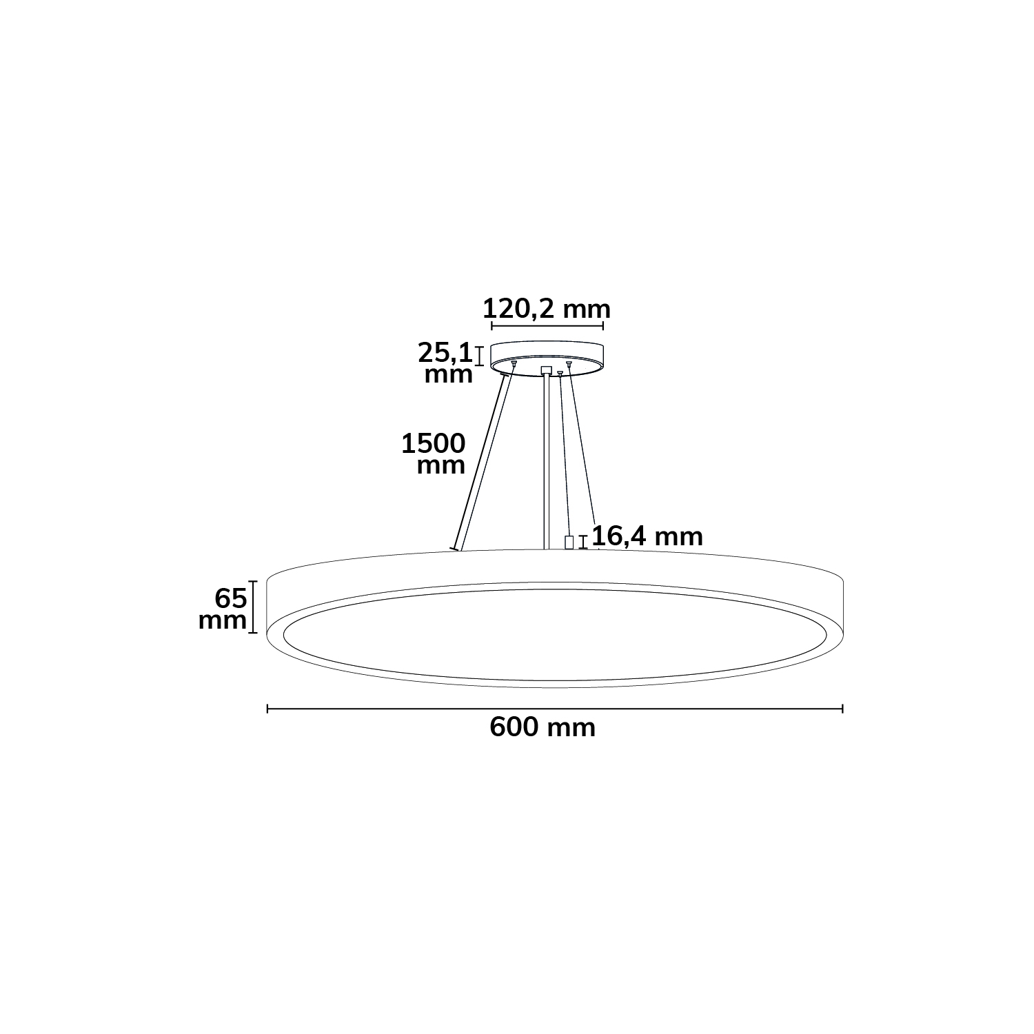 ISOLED LED Hängeleuchte UGR