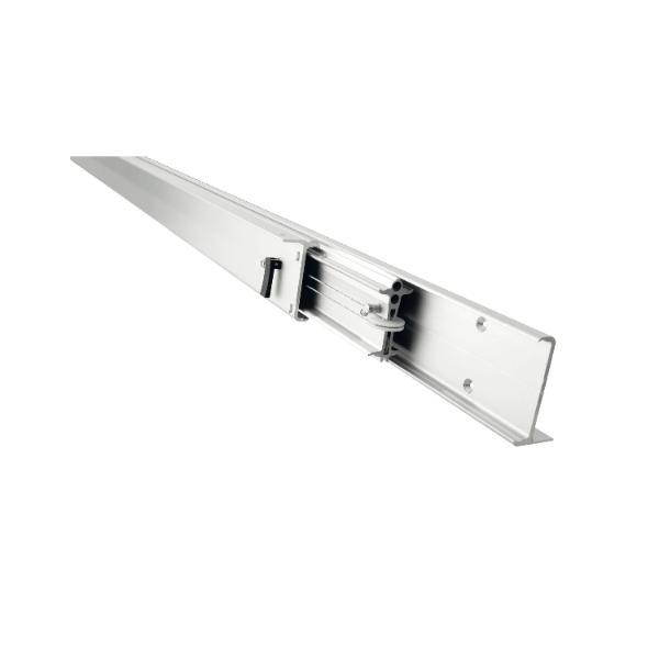 Ausziehtischführung ALU 77 FRONTSLIDE SYNCHRON, Einbaulänge 1300 mm