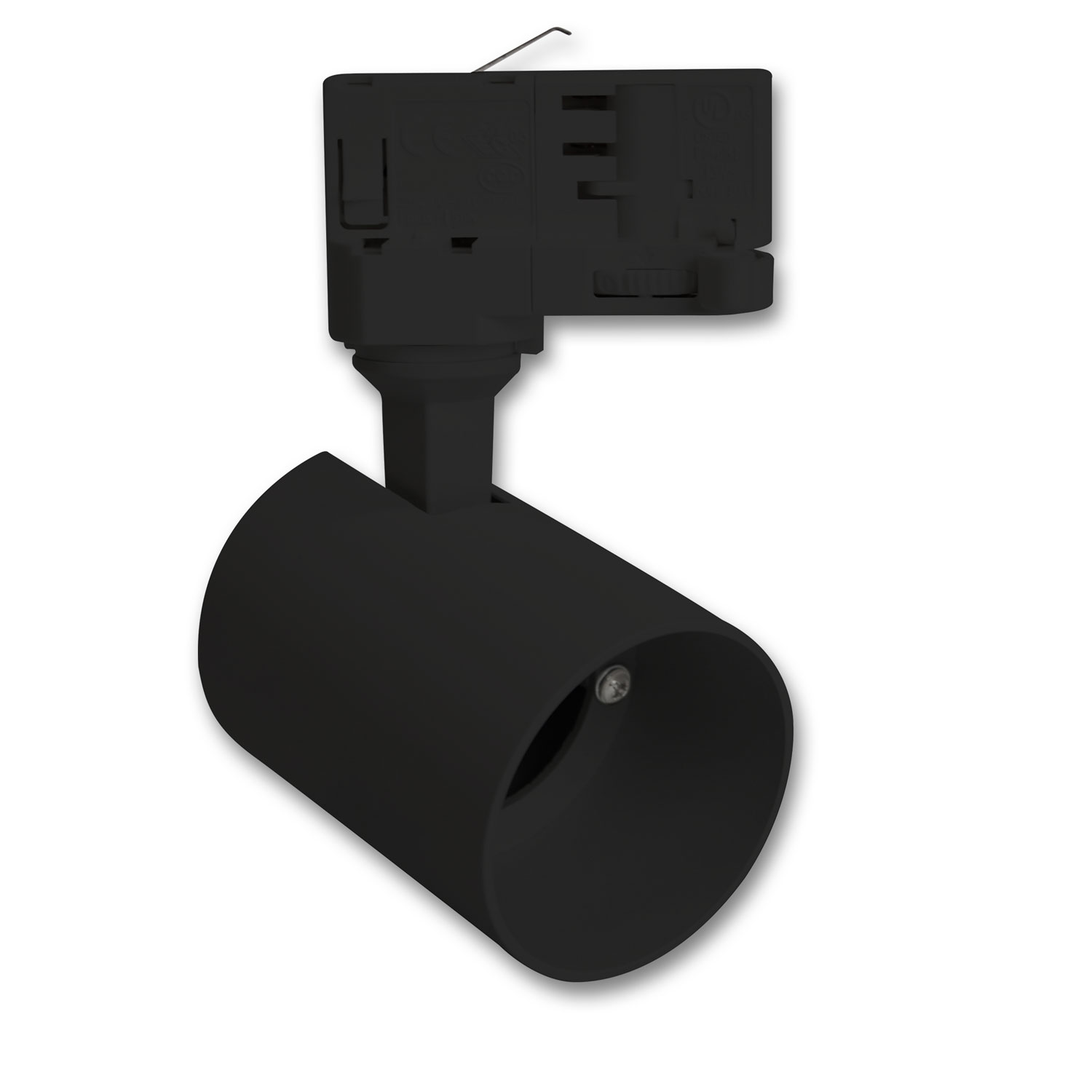 ISOLED 3-Phasen Schienen-Adapter Mini für GU10-Spots schwarz matt