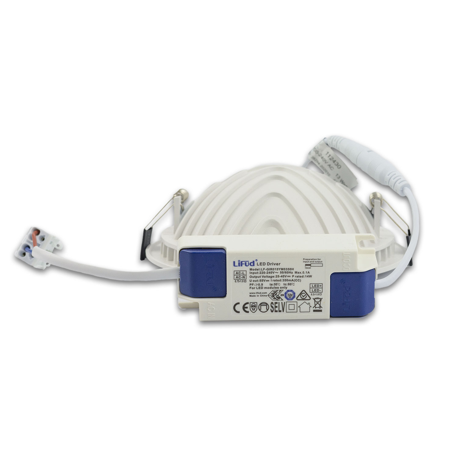 ISOLED LED Downlight LUNA 15W indirektes Licht weiß warmweiß