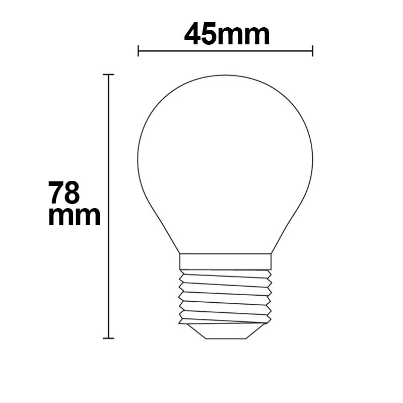 ISOLED E27 LED Illu 4W milky warmweiß dimmbar