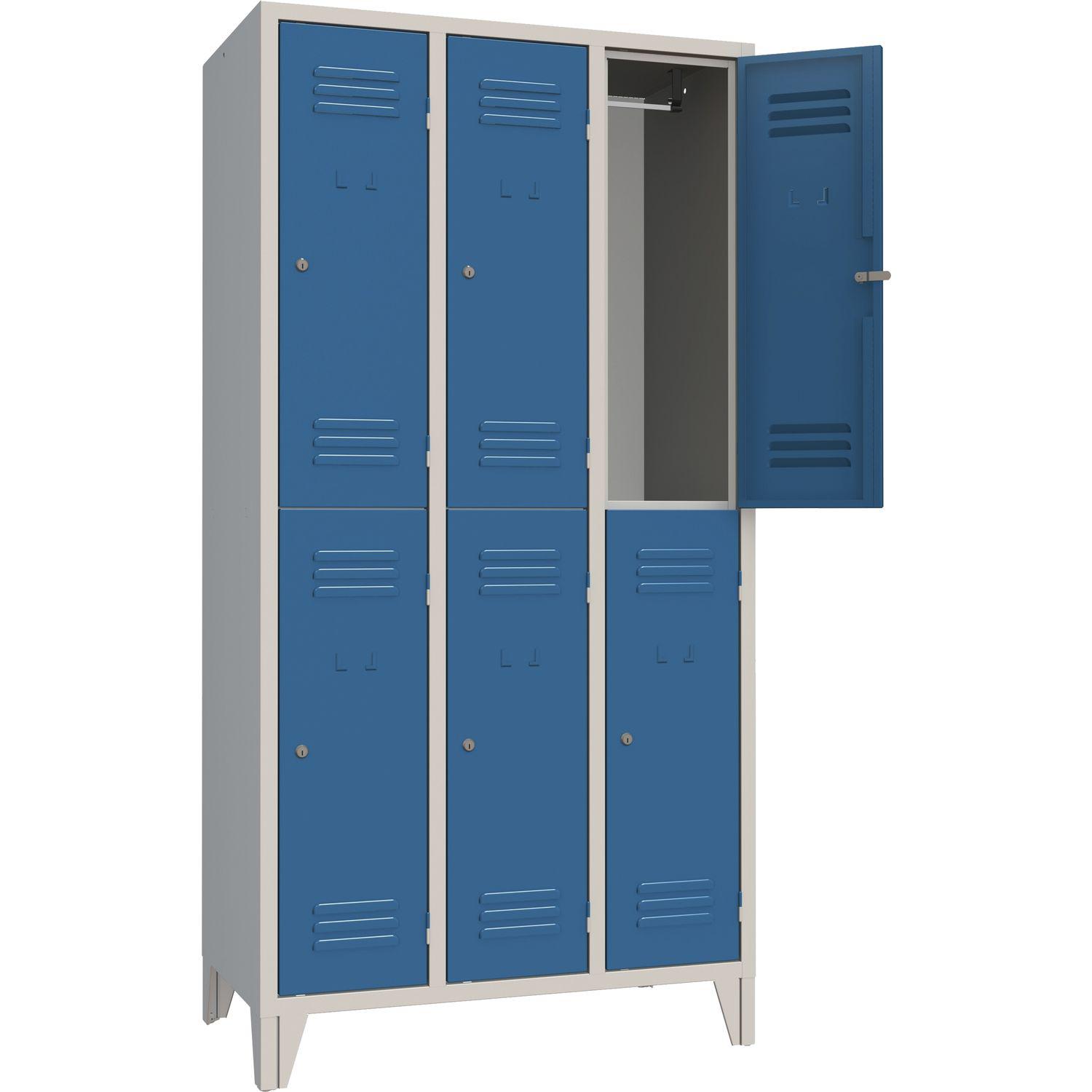 Doppelstockspind Abteilanzahl 6 RAL7035/5010