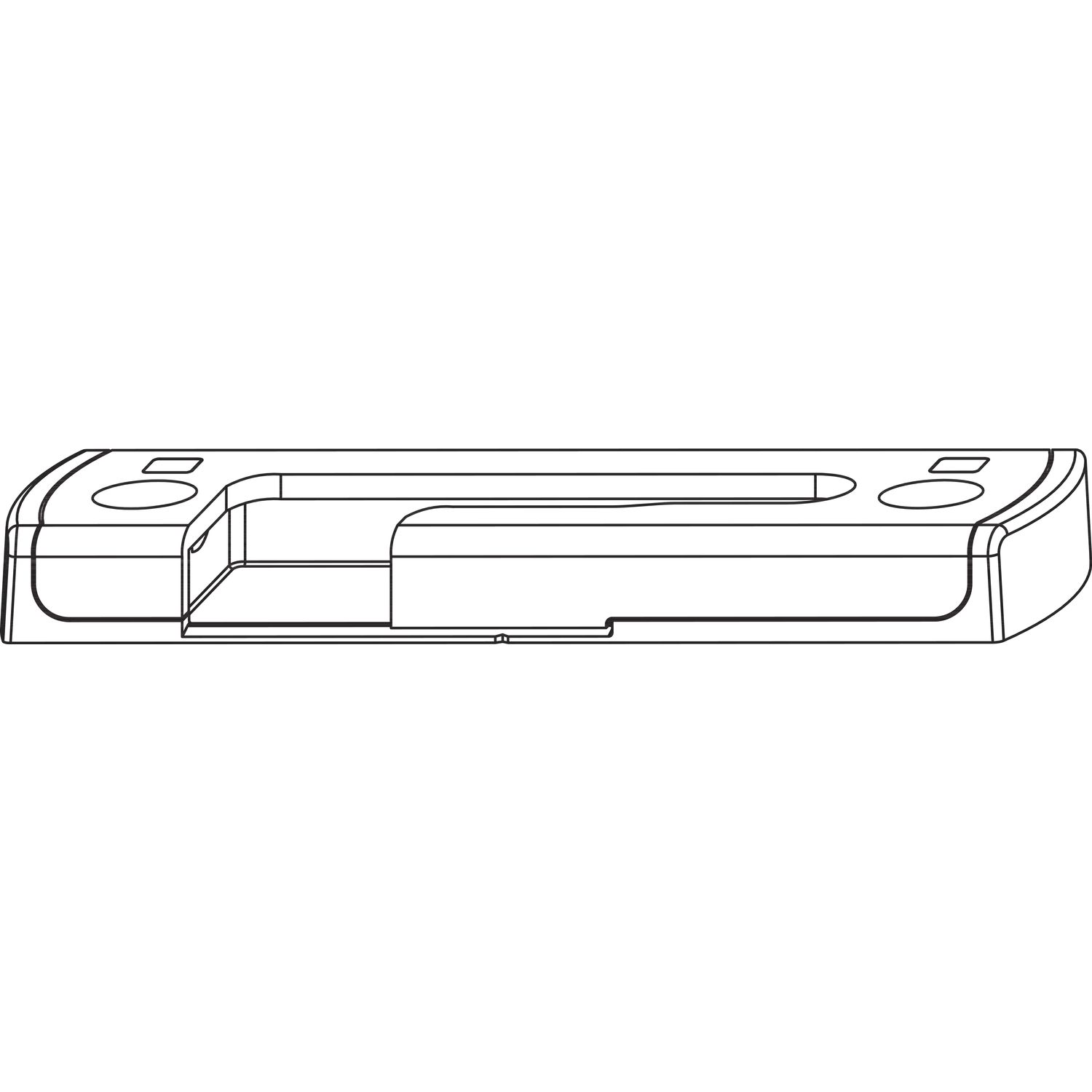 Winkhaus WINKHAUS Sicherheitskippschließblech SBK.H.13-24.LS.KVD, EF 24 mm, 13V, links