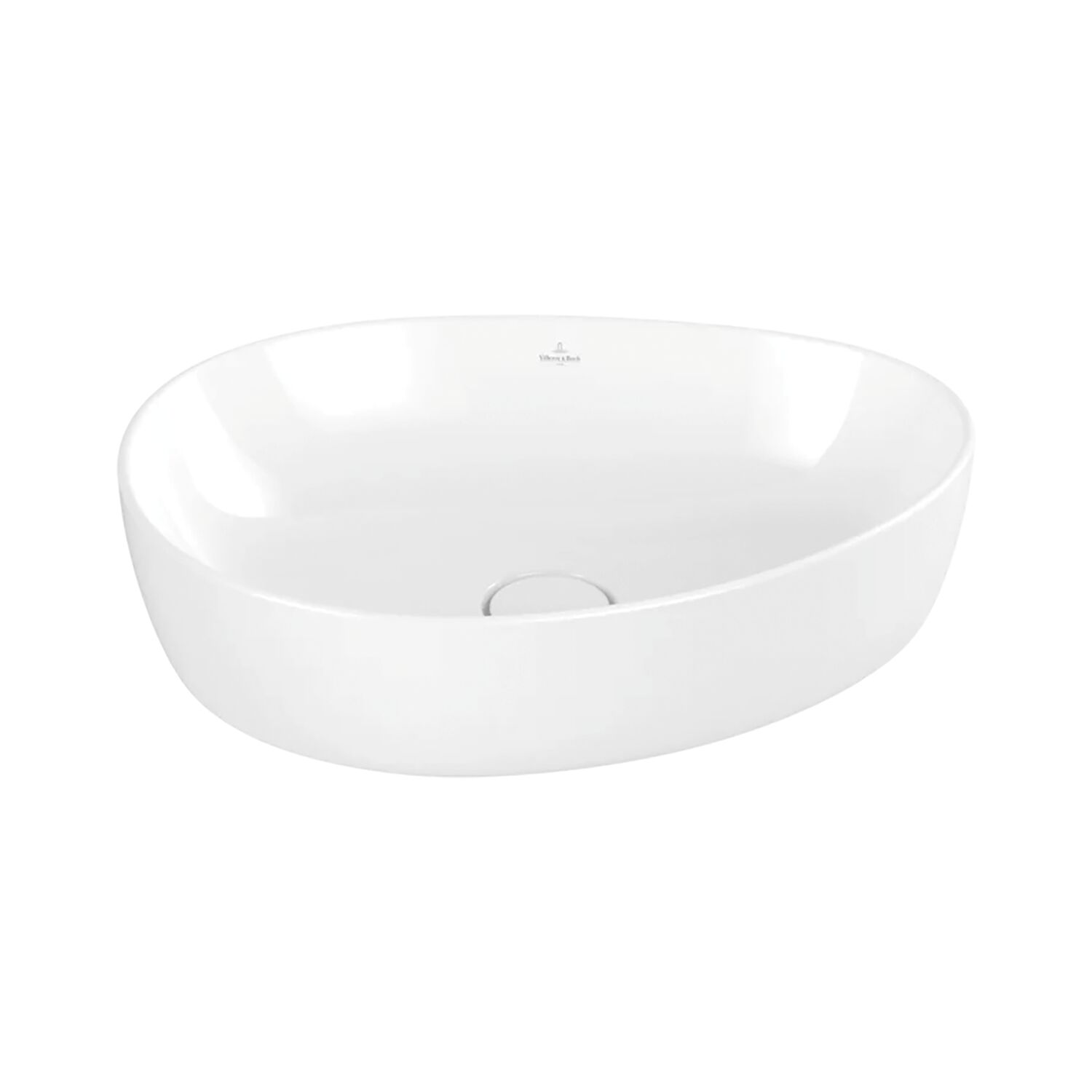 Villeroy & Boch Aufsatzwaschtisch Antao Breite 510 mm, Weiß Alpin CeramicPlus