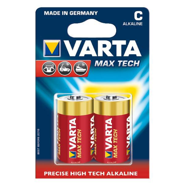 Varta Batterie Longlife Max Power LR14/C 1,5 Volt 2 Stück