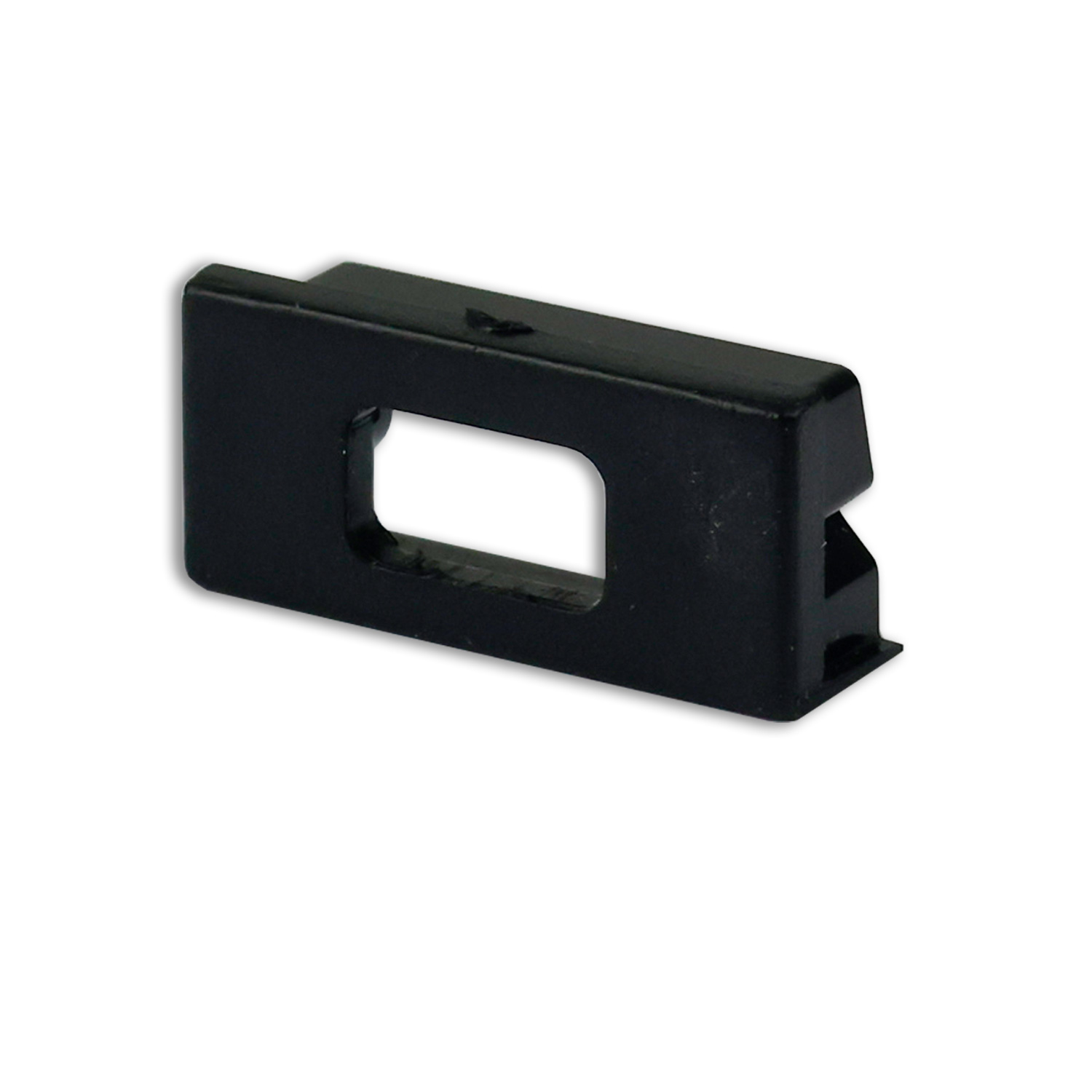 ISOLED Endkappe EC76B schwarz für Profil PURE14 S mit Kabeldurchführung 1 STK