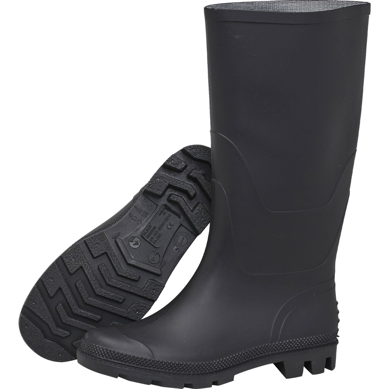 Gebol Gummistiefel Basic aus PVC Farbe schwarz 44