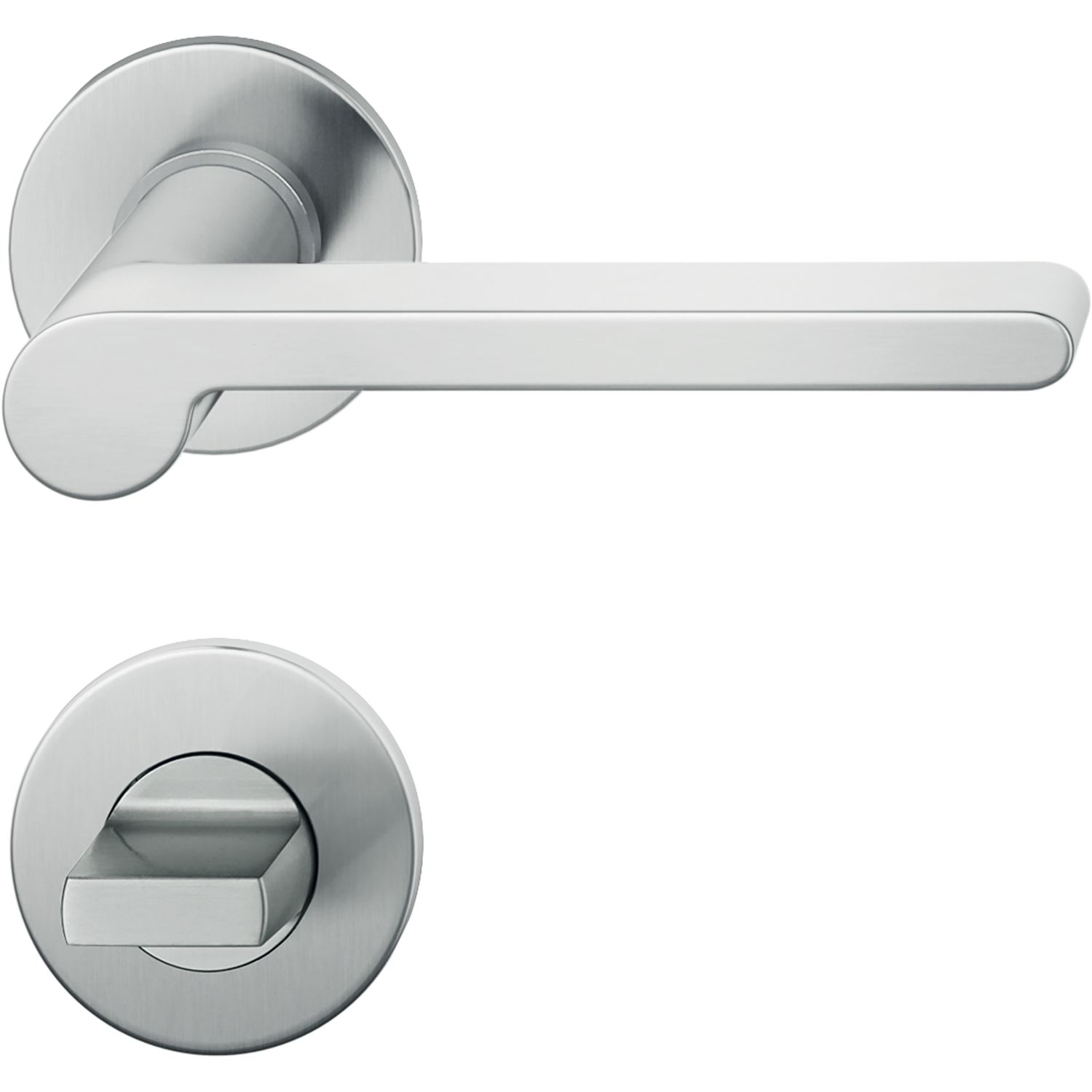 FSB Drückergarnitur 10 1021 flächenbündig WC, 38 - 42, Edelstahl