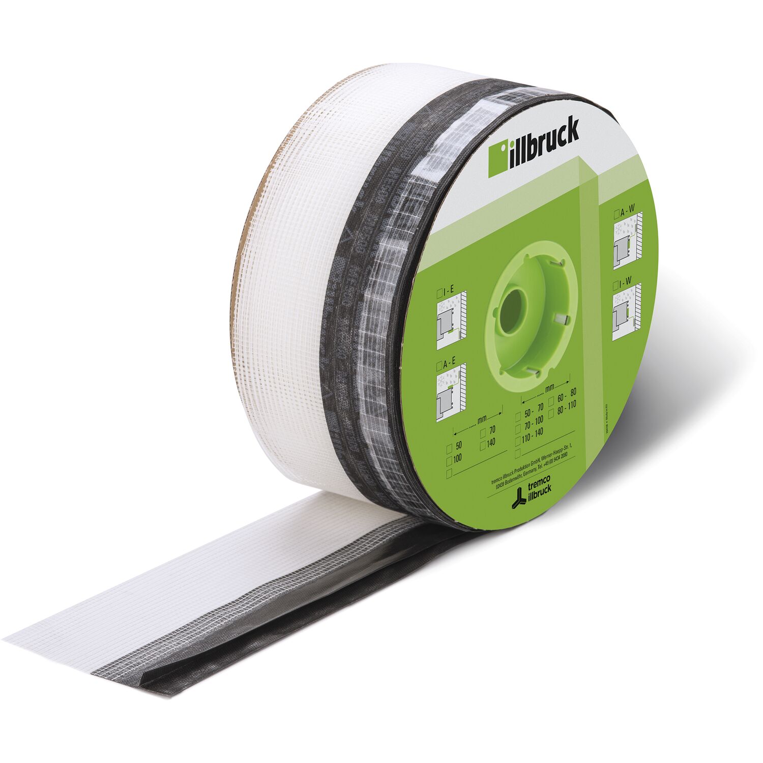 illbruck Fensterfolie ohne Reserve ME500 TwinAktiv EW60 Einputzgitter 50m