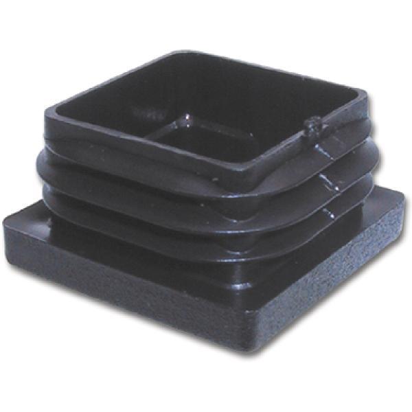Lamellenstopfen 40 x 20 mm Wandstärke 0,8 - 3 mm schwarz