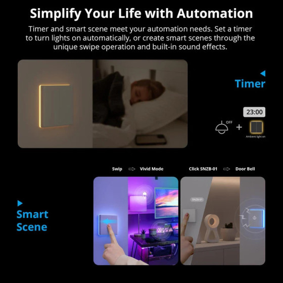 Sonoff TX Ultimate Smart Touch Wandschalter 1fach