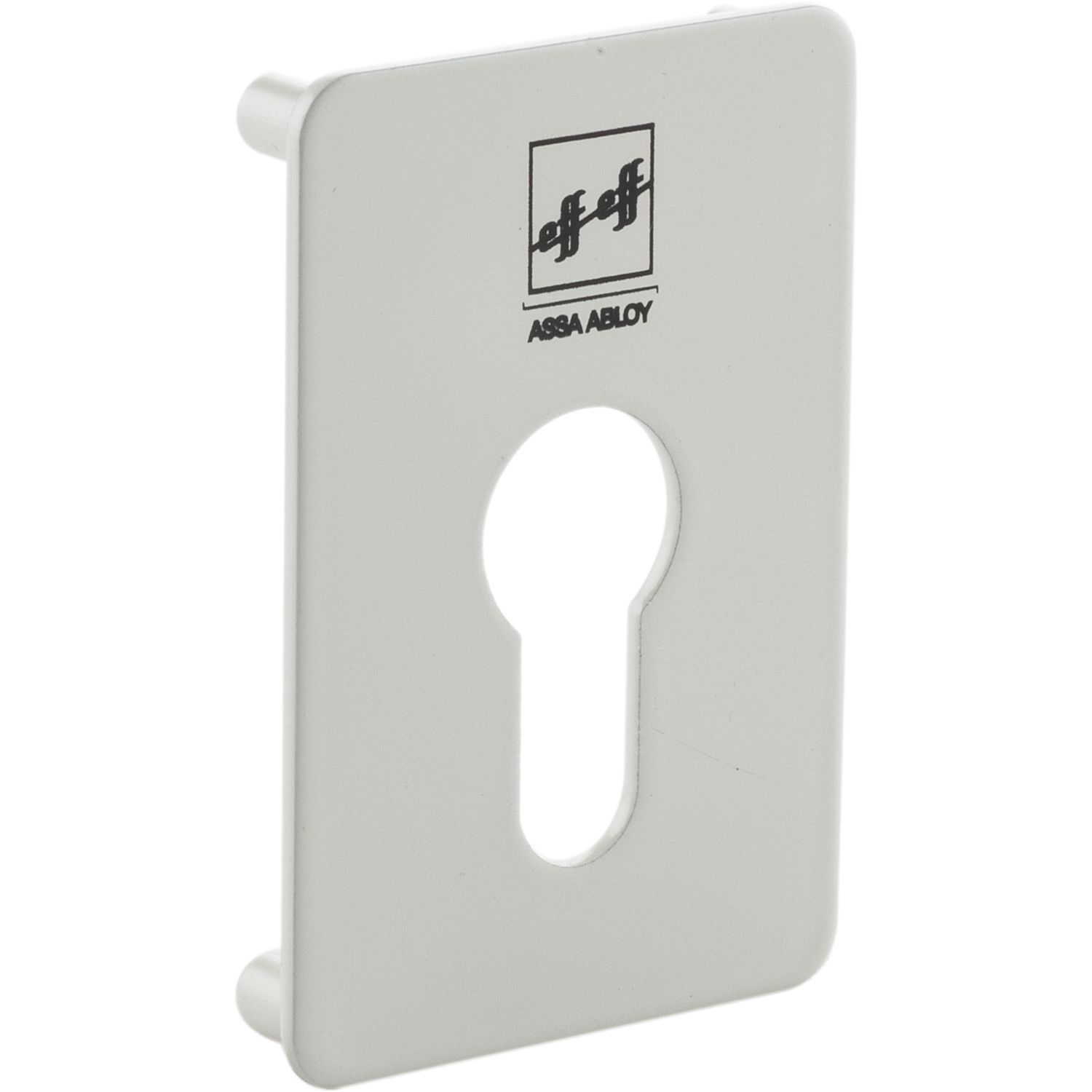 EffEff Assa Abloy Rosettensatz KPL zu Türcodeschloss 495,75 x 50 x 2mm,Aluminium RAL 9002 weißgrau