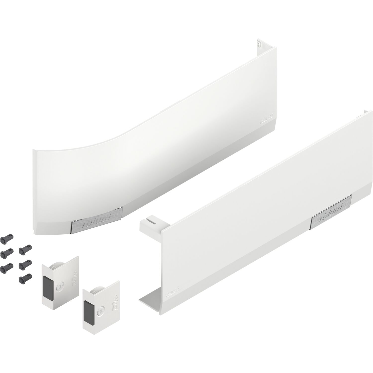 blum AVENTOS HF/HS/HL TOP Abdeckkappen-Set für SERVO-DRIVE,Kunststoff seidenweiß