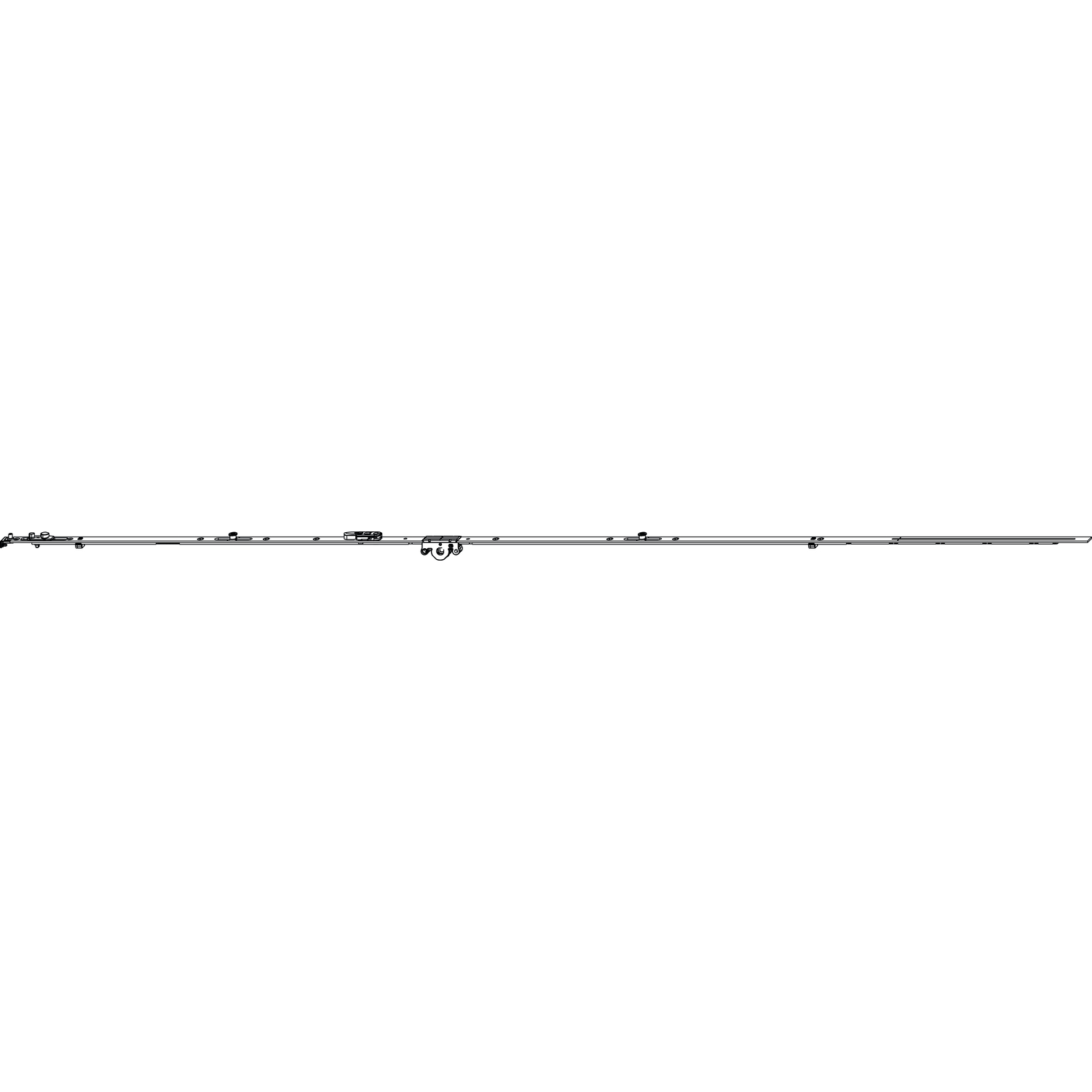 MACO MM DK-Getriebe fix, Kippschwinge, DM 15 mm, 2iS, FFH 1591-1700 mm (209379)