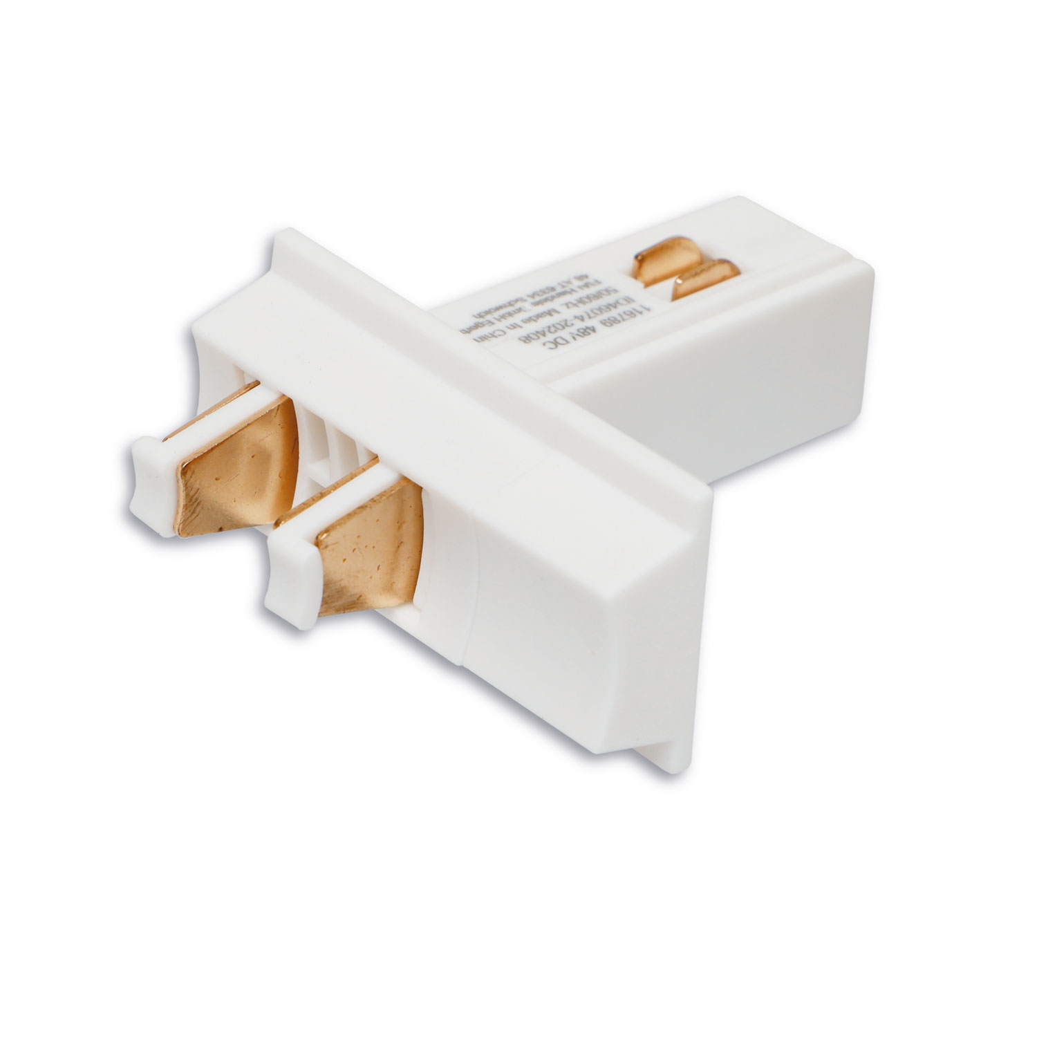 ISOLED Track48 Multi X Verbinder zum Basismodul für Aufbauschiene weiß max. 6A 4-polig