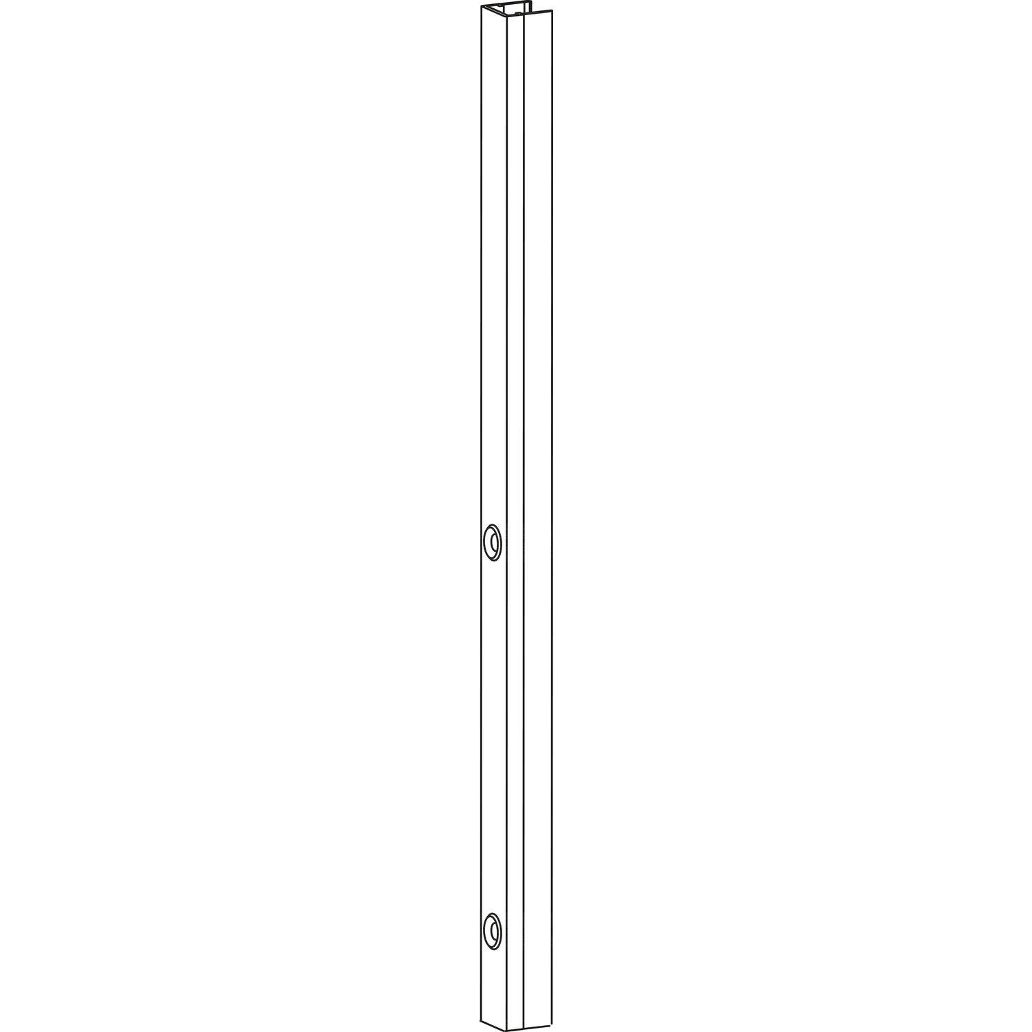 HAUTAU ATRIUM HS Getriebe-Blendprofil, L=600 mm, Alu silber eloxiert