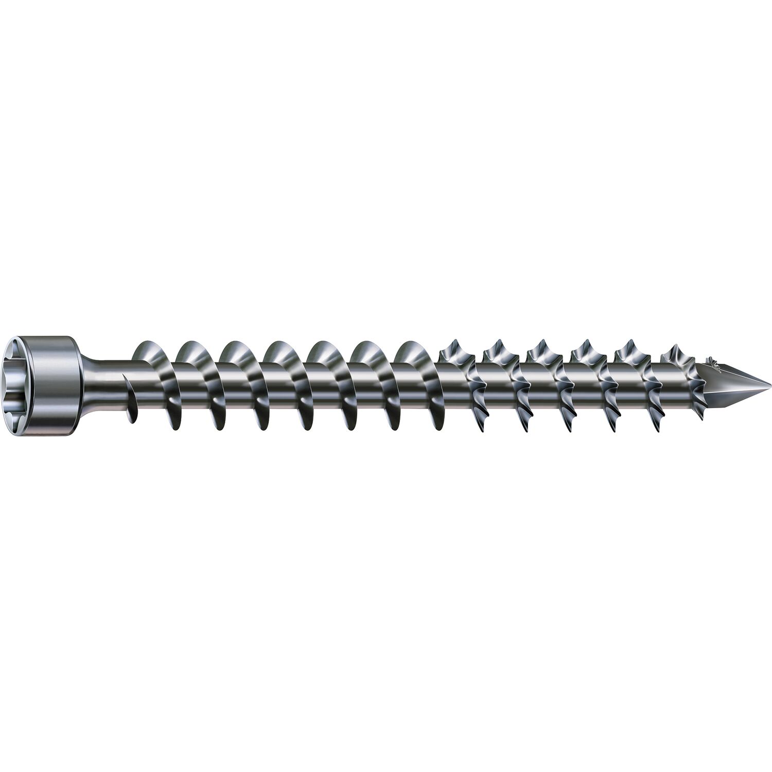Spax Holzbauschraube Zylinderkopf 8.0x160 VG Torx 40 WiroxSilber mit Bewertung (50Stk)