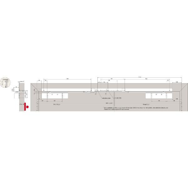 dormakaba Türschließer TS 98 XEA GSR-EMR2-BG-V, EN 1-6, mit Gleitschiene, silber