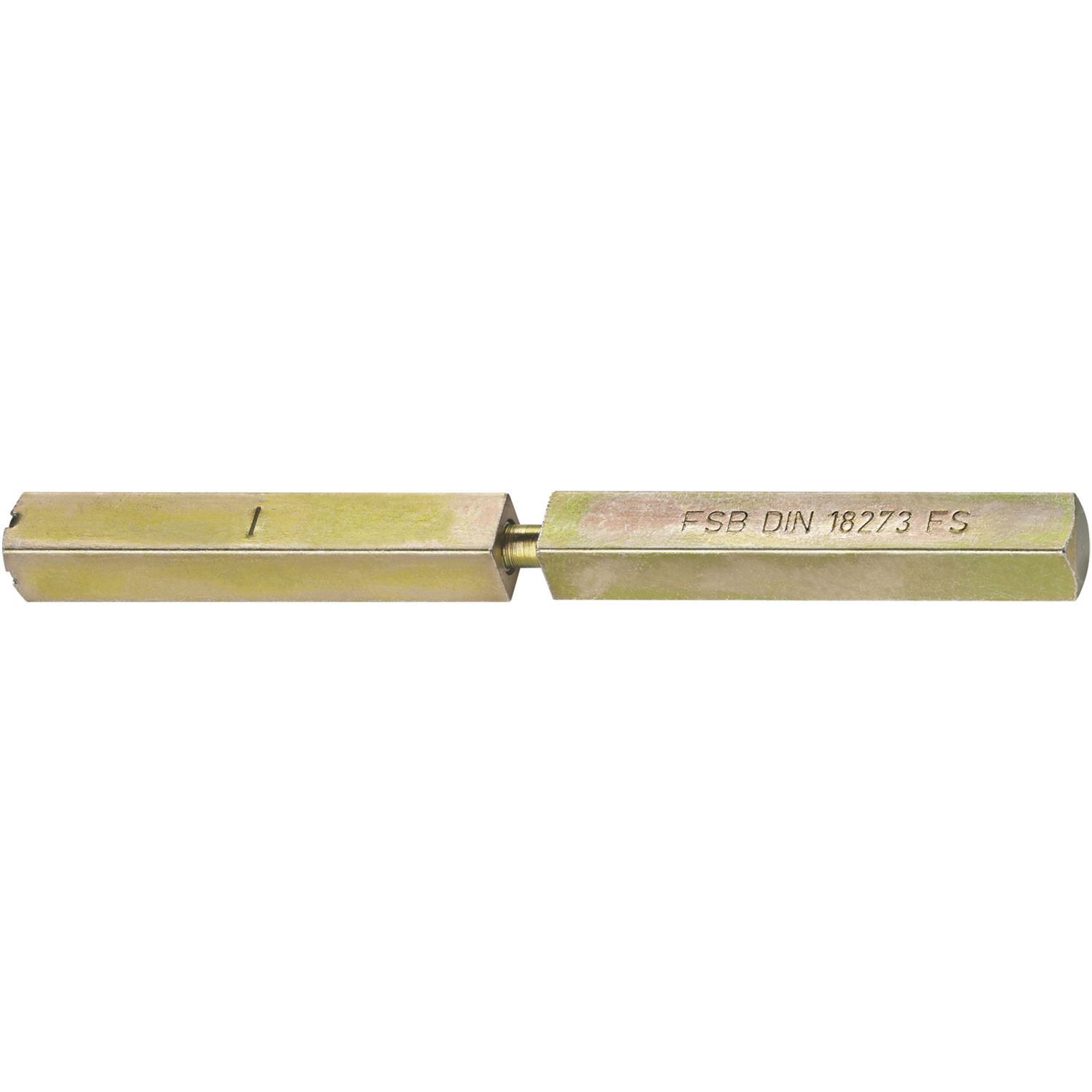 FSB FSB Spezialstift 05 0125 geteilt, LI 52 x LA 57 mm, VK 9 mm, gelb verzinkt